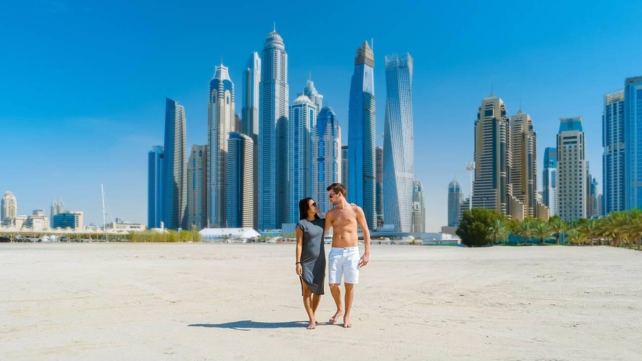 couple in dubai